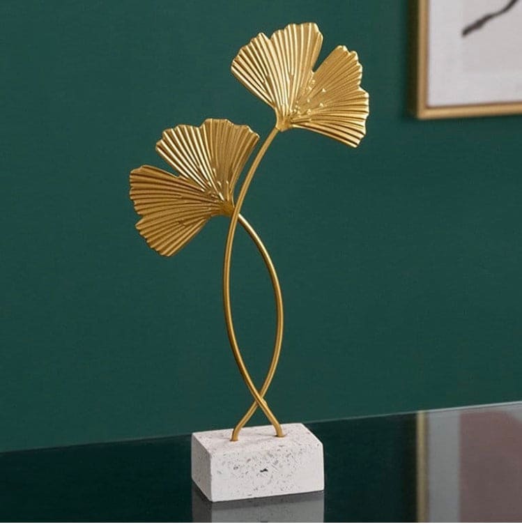 Modern Metal Leave Statue, Home Miniature Ornament, Iron Exquisite Home Décor Modern Metal Leave Statue, Home Miniature Ornament, Iron Exquisite Home Décor